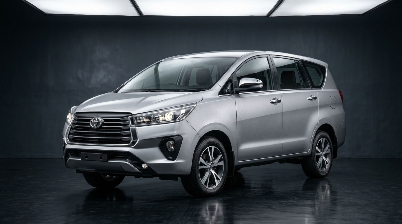 Toyota Innova Crysta - 7+1 Seater Chauffeur Vehicle in Goa